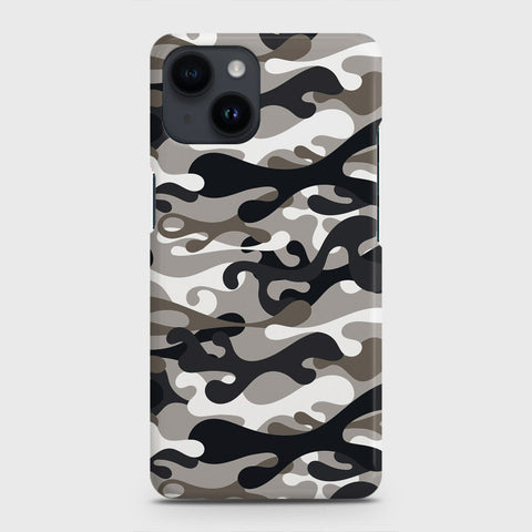 iPhone 14 Cover - Camo Series - Black & Olive Design - Matte Finish - Snap On Hard Case with LifeTime Colors Guarantee