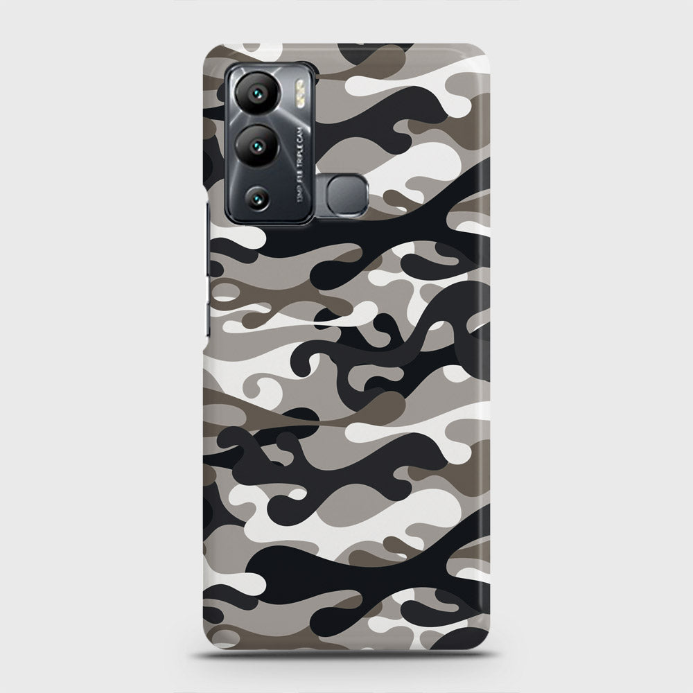 Infinix Hot 12i Cover - Camo Series - Black & Olive Design - Matte Finish - Snap On Hard Case with LifeTime Colors Guarantee