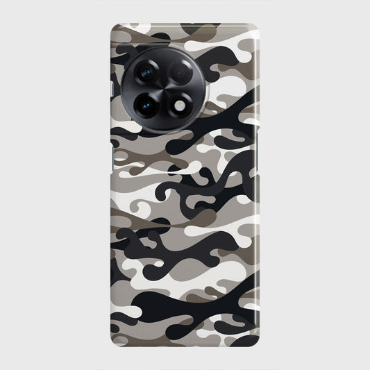 OnePlus 11R Cover - Camo Series - Black & Olive Design - Matte Finish - Snap On Hard Case with LifeTime Colors Guarantee