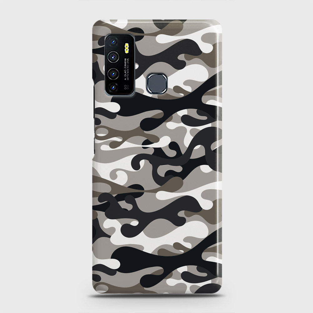 Infinix Hot 9 Pro Cover - Camo Series - Black & Olive Design - Matte Finish - Snap On Hard Case with LifeTime Colors Guarantee