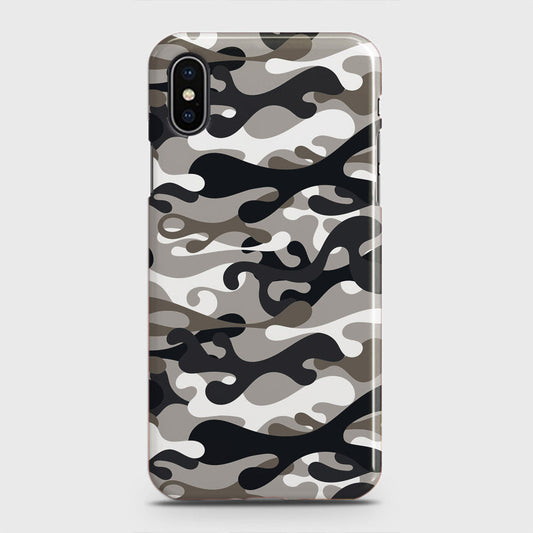 iPhone XS Max Cover - Camo Series - Black & Olive Design - Matte Finish - Snap On Hard Case with LifeTime Colors Guarantee