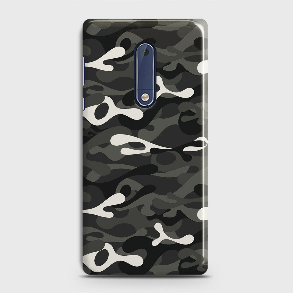 Nokia 5 Cover - Camo Series - Ranger Grey Design - Matte Finish - Snap On Hard Case with LifeTime Colors Guarantee