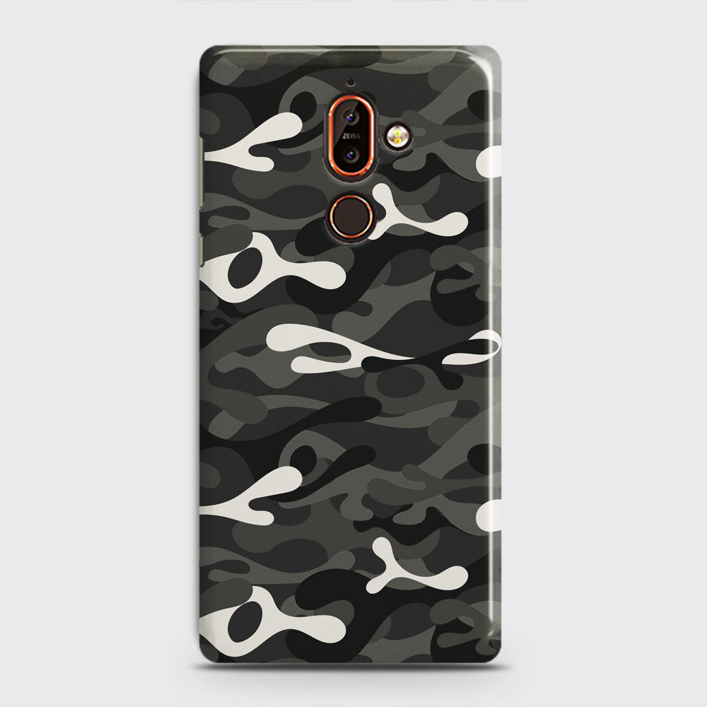 Nokia 7 Plus Cover - Camo Series - Ranger Grey Design - Matte Finish - Snap On Hard Case with LifeTime Colors Guarantee