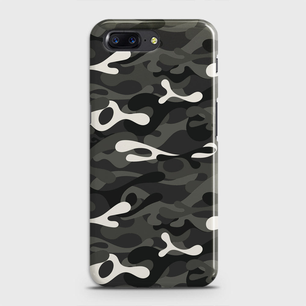 OnePlus 5  Cover - Camo Series - Ranger Grey Design - Matte Finish - Snap On Hard Case with LifeTime Colors Guarantee