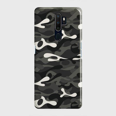 Oppo A9 2020 Cover - Camo Series - Ranger Grey Design - Matte Finish - Snap On Hard Case with LifeTime Colors Guarantee