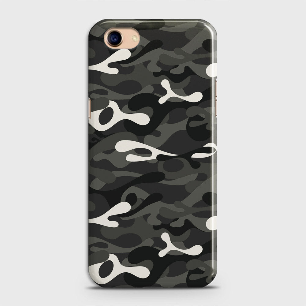 Oppo A83 / A1 Cover - Camo Series - Ranger Grey Design - Matte Finish - Snap On Hard Case with LifeTime Colors Guarantee
