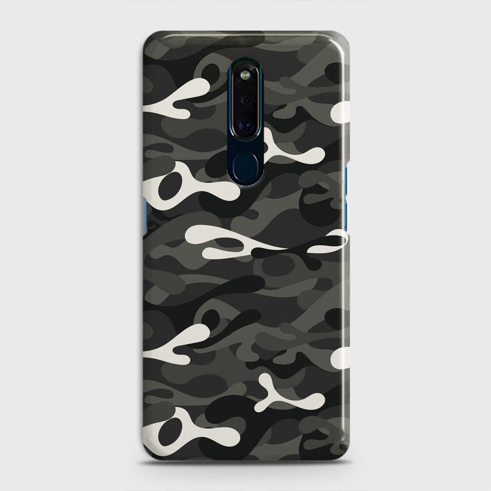 Oppo F11 Cover - Camo Series - Ranger Grey Design - Matte Finish - Snap On Hard Case with LifeTime Colors Guarantee