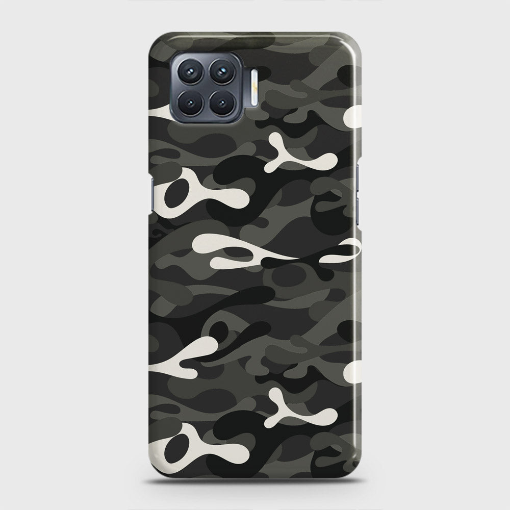 Oppo F17 Cover - Camo Series - Ranger Grey Design - Matte Finish - Snap On Hard Case with LifeTime Colors Guarantee