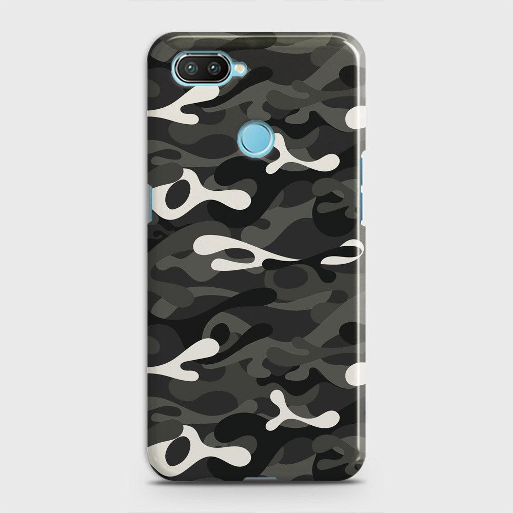 Xiaomi Mi 8 Lite Cover - Camo Series - Ranger Grey Design - Matte Finish - Snap On Hard Case with LifeTime Colors Guarantee