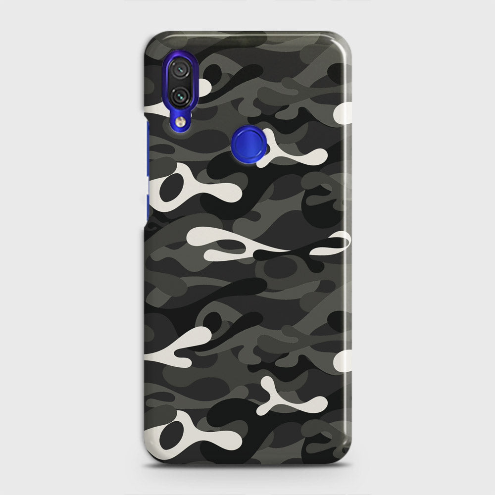 Xiaomi Redmi Note 7 Cover - Camo Series - Ranger Grey Design - Matte Finish - Snap On Hard Case with LifeTime Colors Guarantee