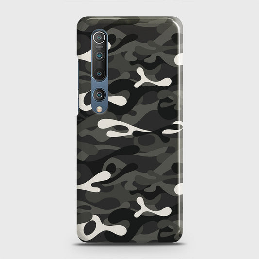 Xiaomi Mi 10 Cover - Camo Series - Ranger Grey Design - Matte Finish - Snap On Hard Case with LifeTime Colors Guarantee