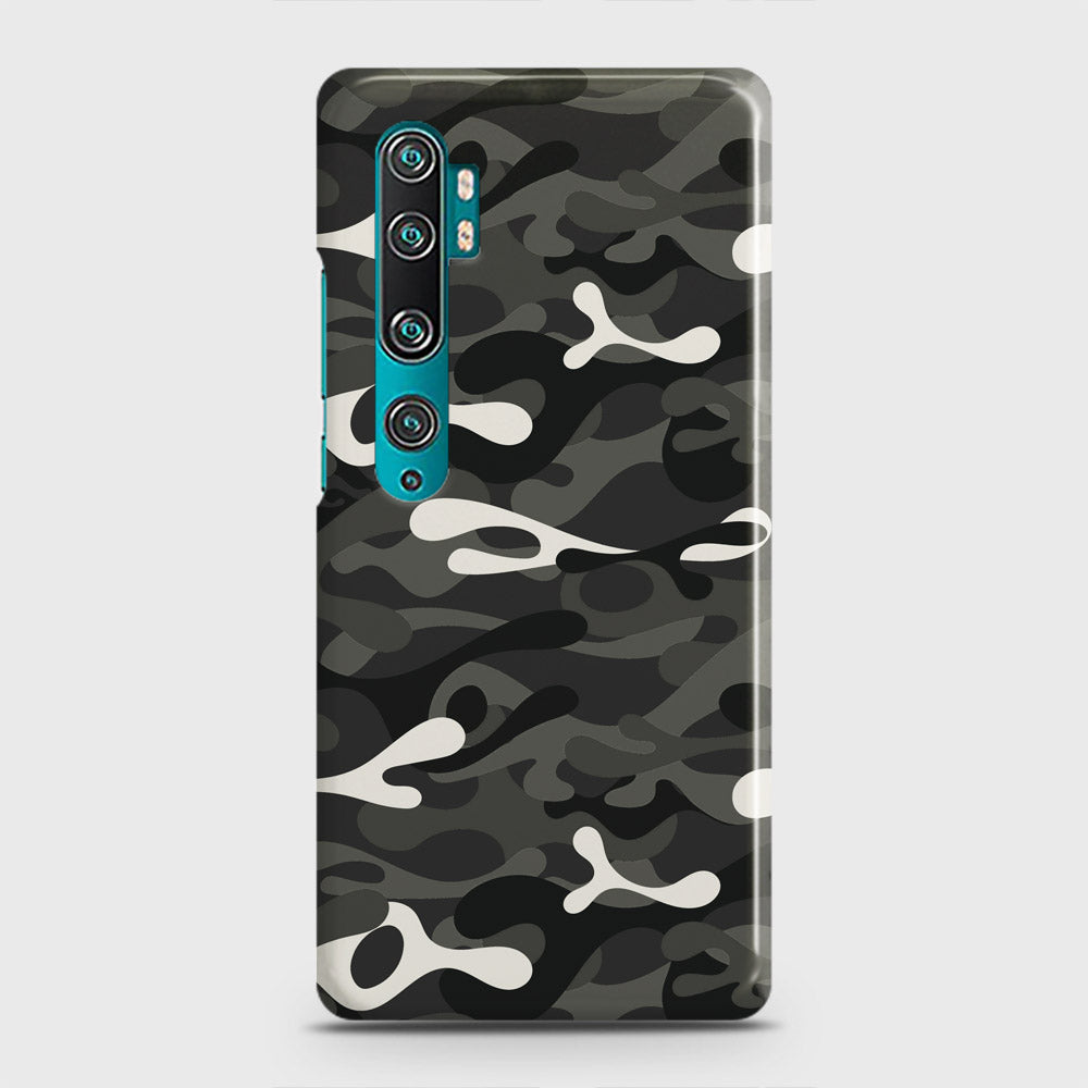 Xiaomi Mi Note 10 Cover - Camo Series - Ranger Grey Design - Matte Finish - Snap On Hard Case with LifeTime Colors Guarantee