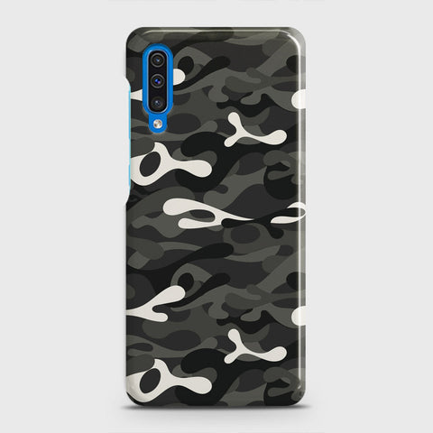 Samsung Galaxy A50 Cover - Camo Series - Ranger Grey Design - Matte Finish - Snap On Hard Case with LifeTime Colors Guarantee