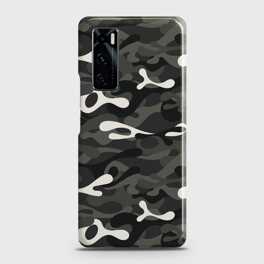 Vivo V20 SE Cover - Camo Series - Ranger Grey Design - Matte Finish - Snap On Hard Case with LifeTime Colors Guarantee