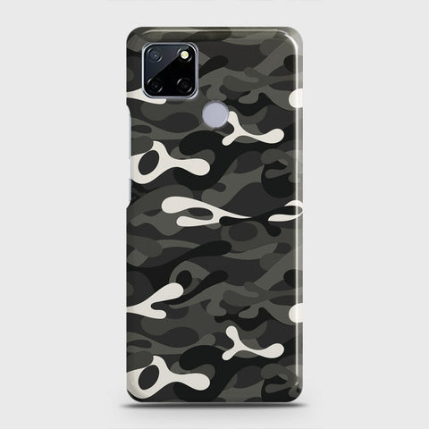 Realme Narzo 30A Cover - Camo Series - Ranger Grey Design - Matte Finish - Snap On Hard Case with LifeTime Colors Guarantee