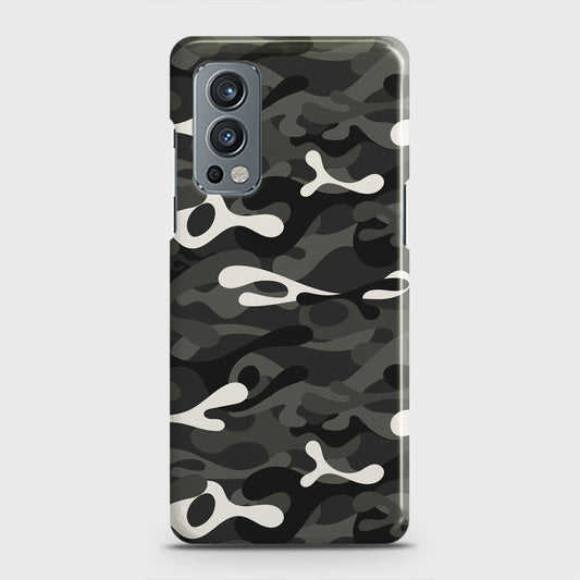 OnePlus Nord 2 Cover - Camo Series - Ranger Grey Design - Matte Finish - Snap On Hard Case with LifeTime Colors Guarantee