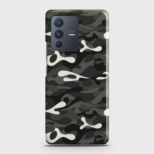 Vivo V23 5G Cover - Camo Series - Ranger Grey Design - Matte Finish - Snap On Hard Case with LifeTime Colors Guarantee