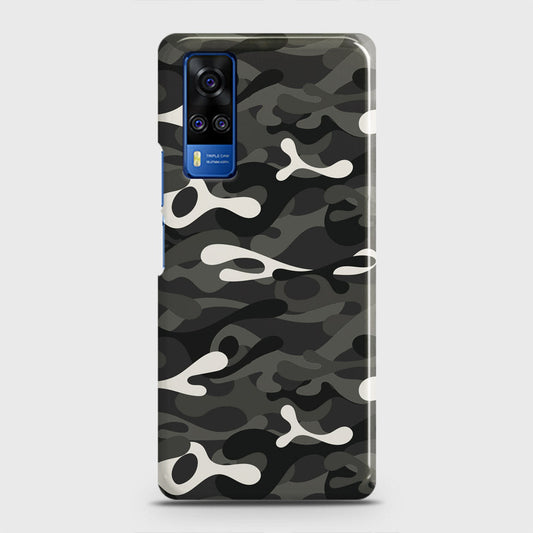 Vivo Y33  Cover - Camo Series - Ranger Grey Design - Matte Finish - Snap On Hard Case with LifeTime Colors Guarantee