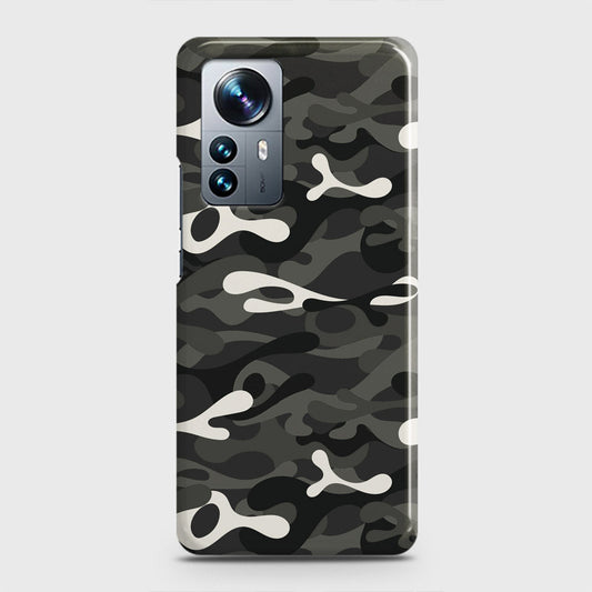 Xiaomi 12x Cover - Camo Series - Ranger Grey Design - Matte Finish - Snap On Hard Case with LifeTime Colors Guarantee