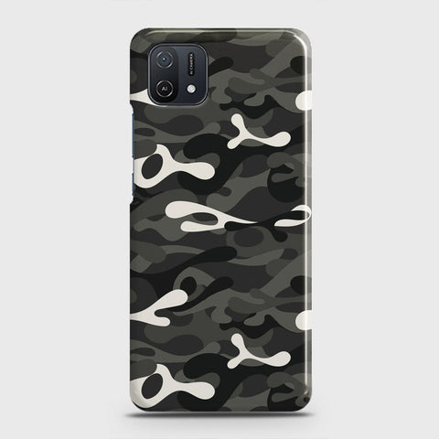 Oppo A16K Cover - Camo Series - Ranger Grey Design - Matte Finish - Snap On Hard Case with LifeTime Colors Guarantee