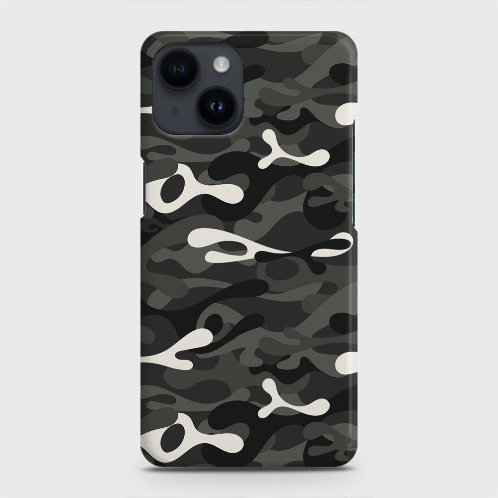 iPhone 14 Cover - Camo Series - Ranger Grey Design - Matte Finish - Snap On Hard Case with LifeTime Colors Guarantee