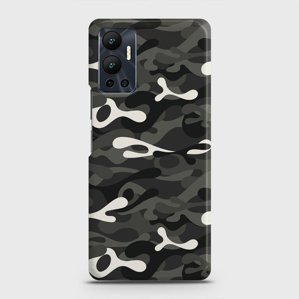 Infinix Hot 12 Cover - Camo Series - Ranger Grey Design - Matte Finish - Snap On Hard Case with LifeTime Colors Guarantee