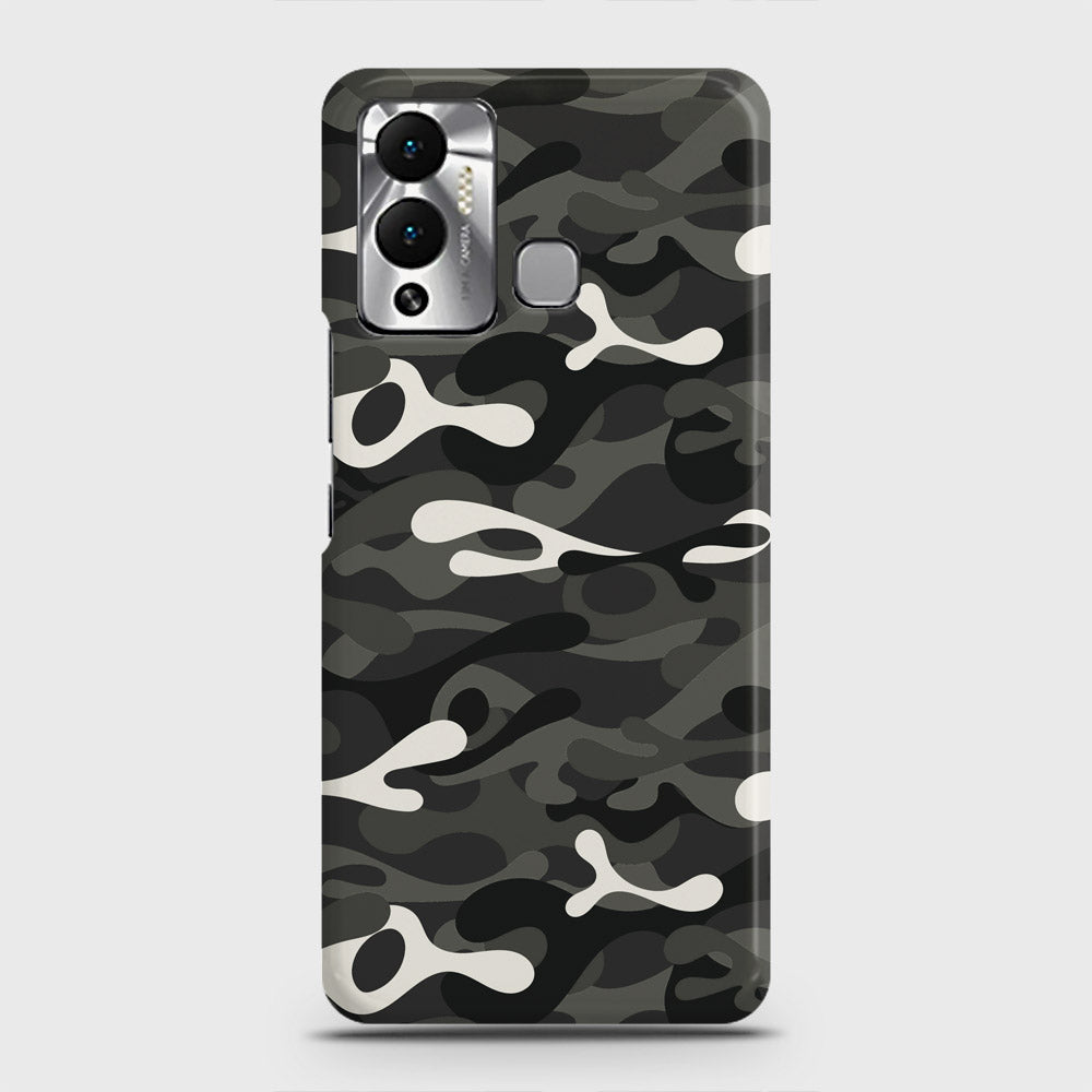 Infinix Hot 12 Play Cover - Camo Series - Ranger Grey Design - Matte Finish - Snap On Hard Case with LifeTime Colors Guarantee