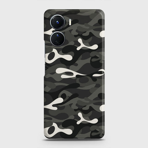 Vivo Y16 Cover - Camo Series - Ranger Grey Design - Matte Finish - Snap On Hard Case with LifeTime Colors Guarantee