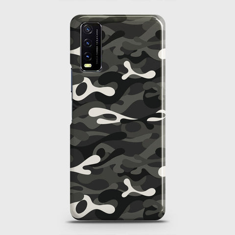 Vivo Y20  Cover - Camo Series - Ranger Grey Design - Matte Finish - Snap On Hard Case with LifeTime Colors Guarantee