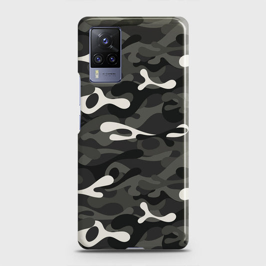 Vivo V21  Cover - Camo Series - Ranger Grey Design - Matte Finish - Snap On Hard Case with LifeTime Colors Guarantee