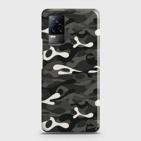 Vivo V21e  Cover - Camo Series - Ranger Grey Design - Matte Finish - Snap On Hard Case with LifeTime Colors Guarantee