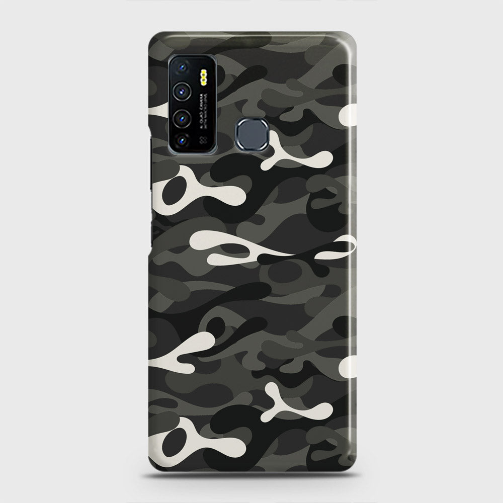 Infinix Hot 9 Cover - Camo Series - Ranger Grey Design - Matte Finish - Snap On Hard Case with LifeTime Colors Guarantee