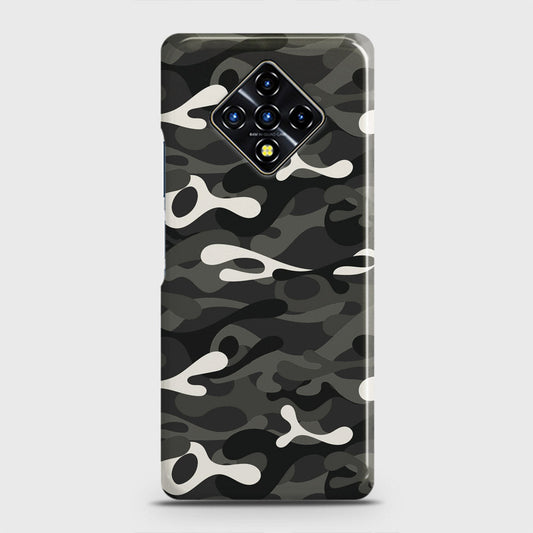 Infinix Zero 8 Cover - Camo Series - Ranger Grey Design - Matte Finish - Snap On Hard Case with LifeTime Colors Guarantee