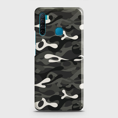 Infinix S5 - Camo Series - Ranger Grey Design - Matte Finish - Snap On Hard Case with LifeTime Colors Guarantee