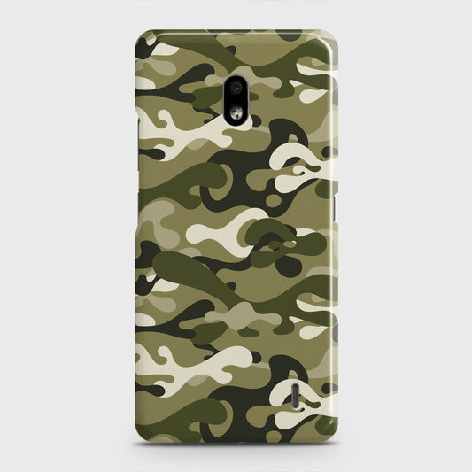 Nokia 2.2 Cover - Camo Series - Light Green Design - Matte Finish - Snap On Hard Case with LifeTime Colors Guarantee