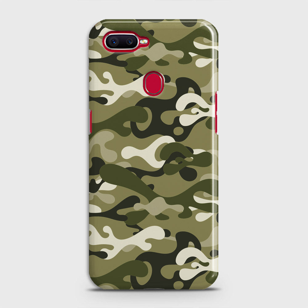 Realme 2 Pro Cover - Camo Series - Light Green Design - Matte Finish - Snap On Hard Case with LifeTime Colors Guarantee