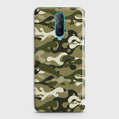 Oppo R17 Pro Cover - Camo Series - Light Green Design - Matte Finish - Snap On Hard Case with LifeTime Colors Guarantee