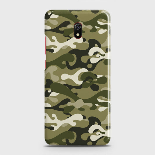 Xiaomi Redmi 8A Cover - Camo Series - Light Green Design - Matte Finish - Snap On Hard Case with LifeTime Colors Guarantee