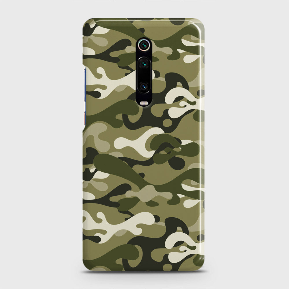 Xiaomi Redmi K20 Cover - Camo Series - Light Green Design - Matte Finish - Snap On Hard Case with LifeTime Colors Guarantee