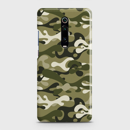 Xiaomi Redmi K20 Pro Cover - Camo Series - Light Green Design - Matte Finish - Snap On Hard Case with LifeTime Colors Guarantee