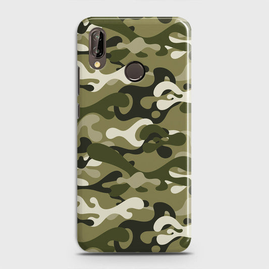 Huawei Nova 3 Cover - Camo Series - Light Green Design - Matte Finish - Snap On Hard Case with LifeTime Colors Guarantee