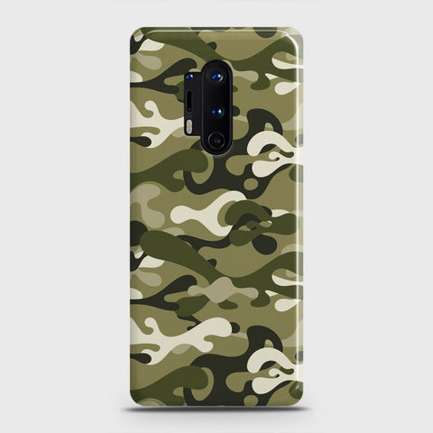 OnePlus 8 Pro Cover - Camo Series - Light Green Design - Matte Finish - Snap On Hard Case with LifeTime Colors Guarantee