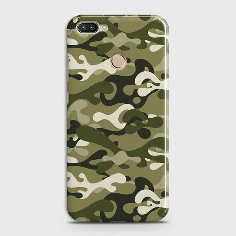 Infinix Hot 6 Pro  Cover - Camo Series - Light Green Design - Matte Finish - Snap On Hard Case with LifeTime Colors Guarantee