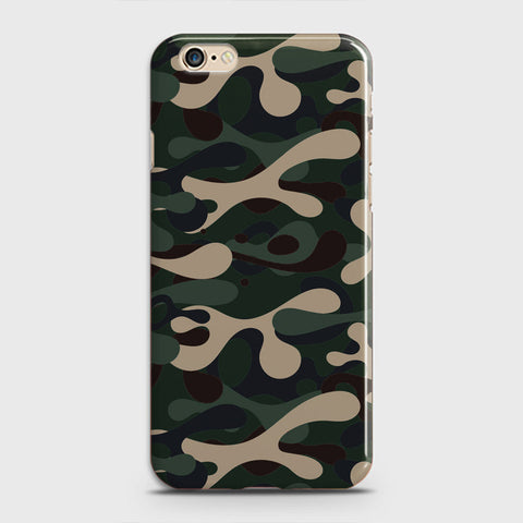 iPhone 6 Plus Cover - Camo Series - Dark Green Design - Matte Finish - Snap On Hard Case with LifeTime Colors Guarantee