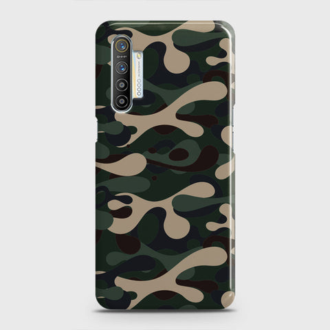 Realme XT Cover - Camo Series - Dark Green Design - Matte Finish - Snap On Hard Case with LifeTime Colors Guarantee