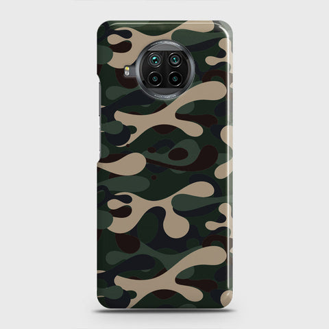 Xiaomi Mi 10T Lite Cover - Camo Series - Dark Green Design - Matte Finish - Snap On Hard Case with LifeTime Colors Guarantee