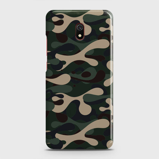 Xiaomi Redmi 8A Cover - Camo Series - Dark Green Design - Matte Finish - Snap On Hard Case with LifeTime Colors Guarantee