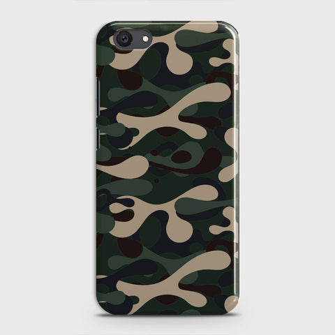 Vivo Y81i Cover - Camo Series - Dark Green Design - Matte Finish - Snap On Hard Case with LifeTime Colors Guarantee