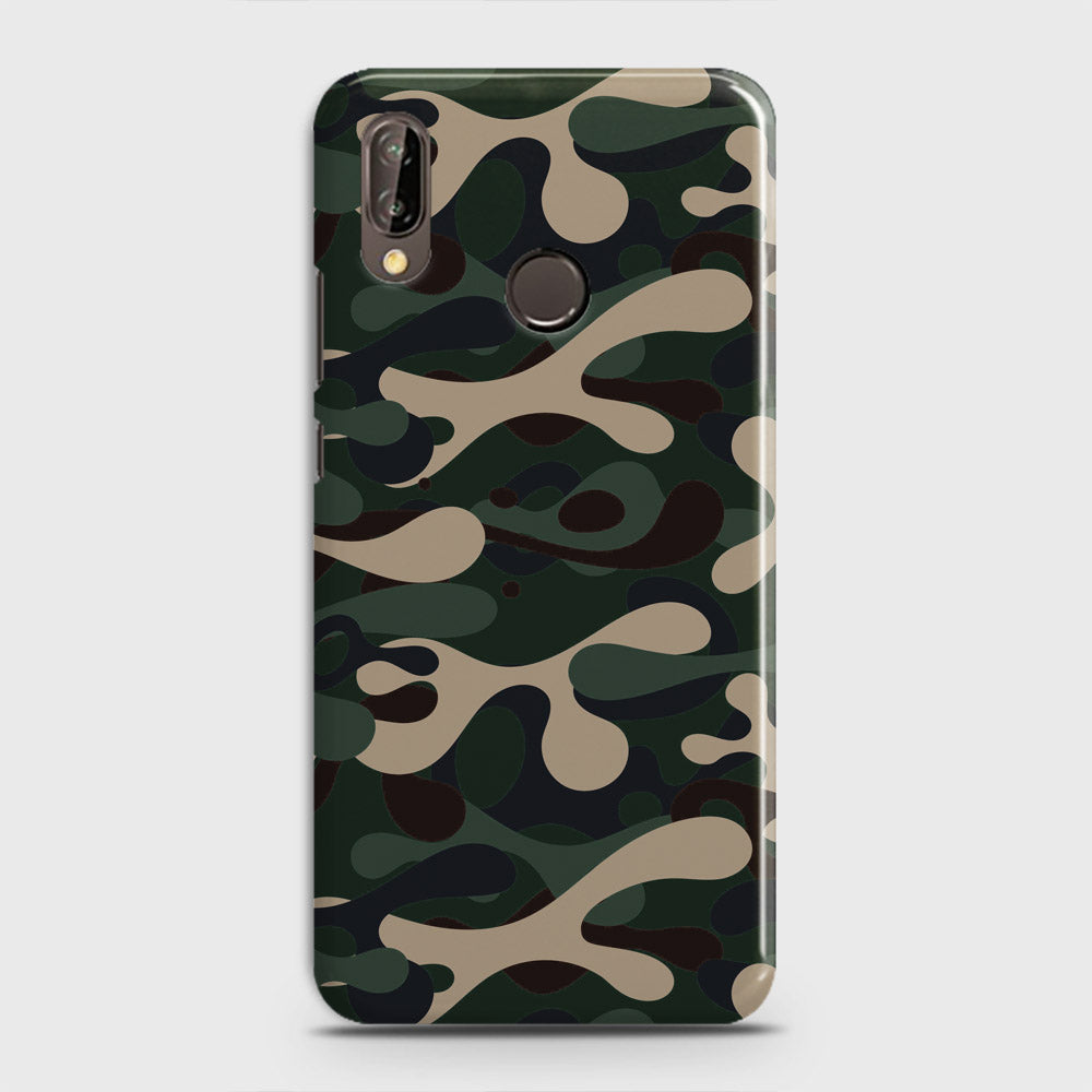 Huawei Nova 3 Cover - Camo Series - Dark Green Design - Matte Finish - Snap On Hard Case with LifeTime Colors Guarantee