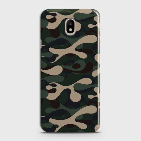 Samsung Galaxy J5 Pro 2017 / J5 2017 / J530 Cover - Camo Series - Dark Green Design - Matte Finish - Snap On Hard Case with LifeTime Colors Guarantee